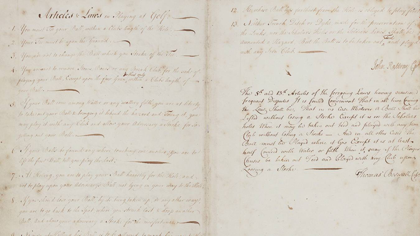 Rules Throwback: The Game's First Documented Rules