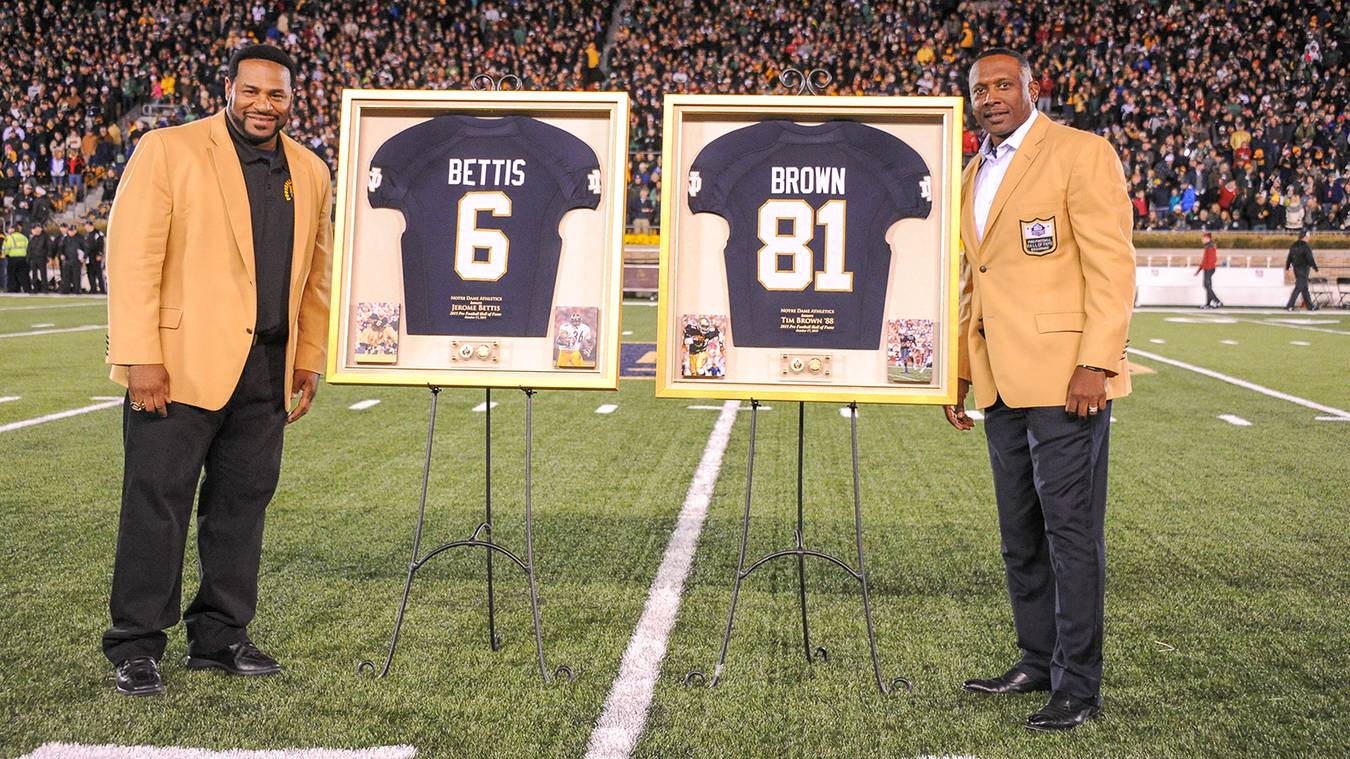 jerome bettis notre dame jersey