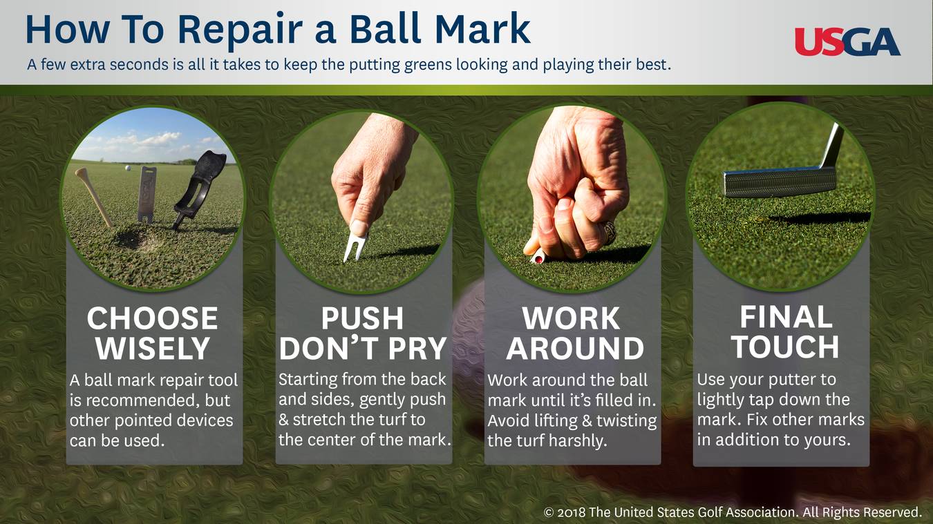 Infographic: How To Repair A Ball Mark