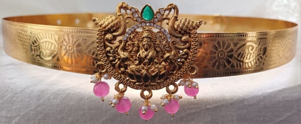 ✨ Premium Lakshmi Vaddanam – Traditional Temple Design
