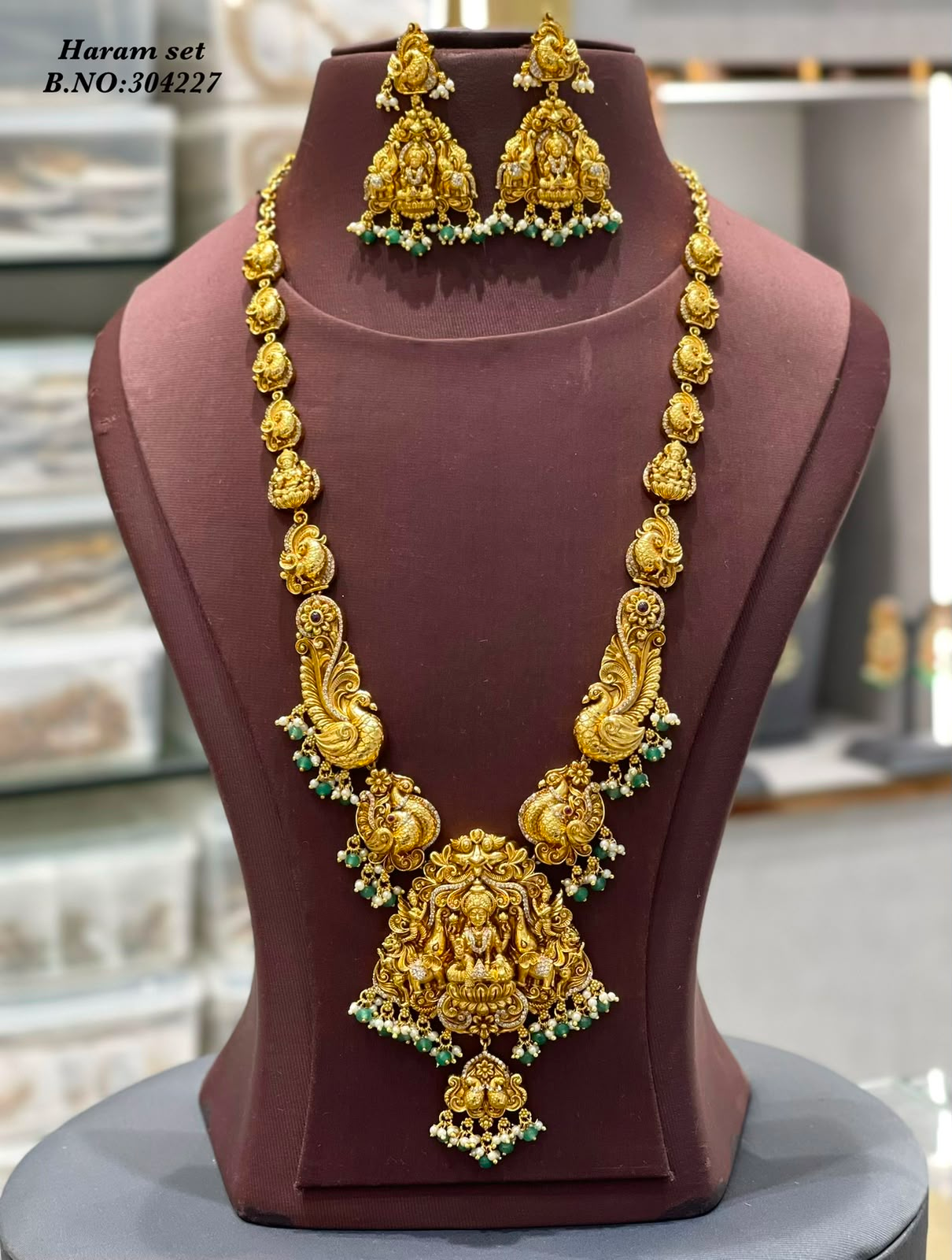 ✨ Divine Lakshmi Antique Temple Haram