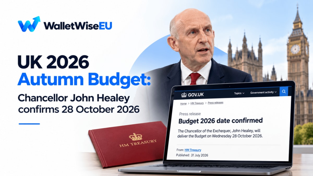 Chancellor John Healey autumn budget 2026 October 28 announcement