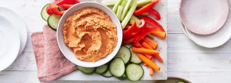 Sweet Red Pepper Hummus