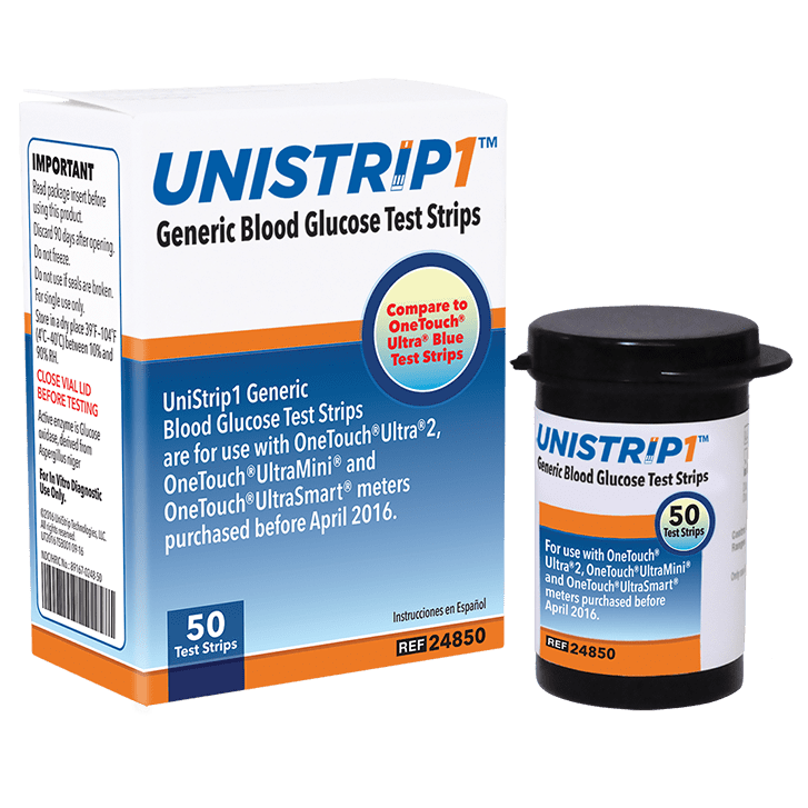 UniStrip-Generic-Blood-Glucose-Test-Strips UniStrip Generic Blood Glucose Test Strips