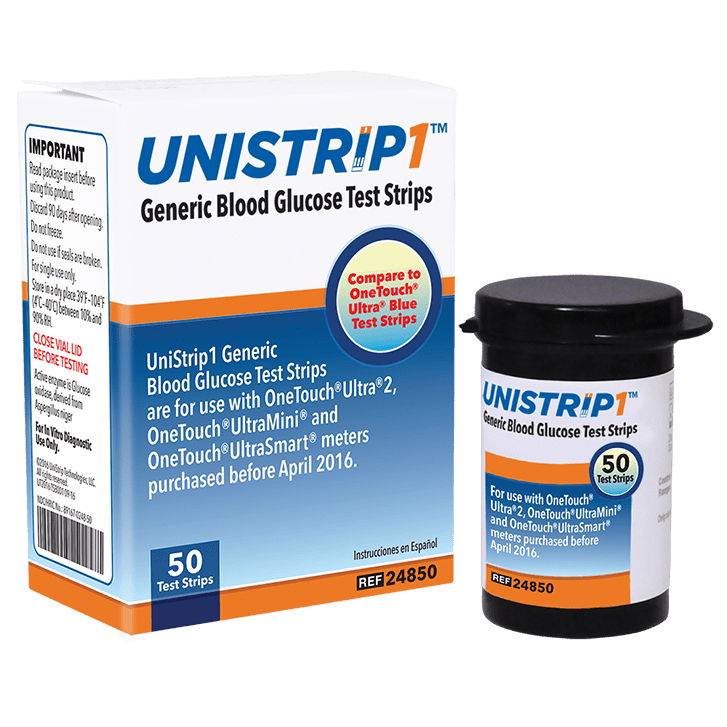 OneTouch® Ultra® Blood Glucose Test Strips, 5 sec Test Time