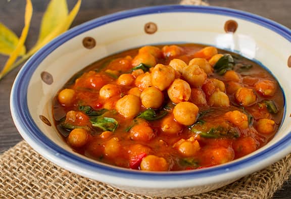 Chickpea Spinach Stew