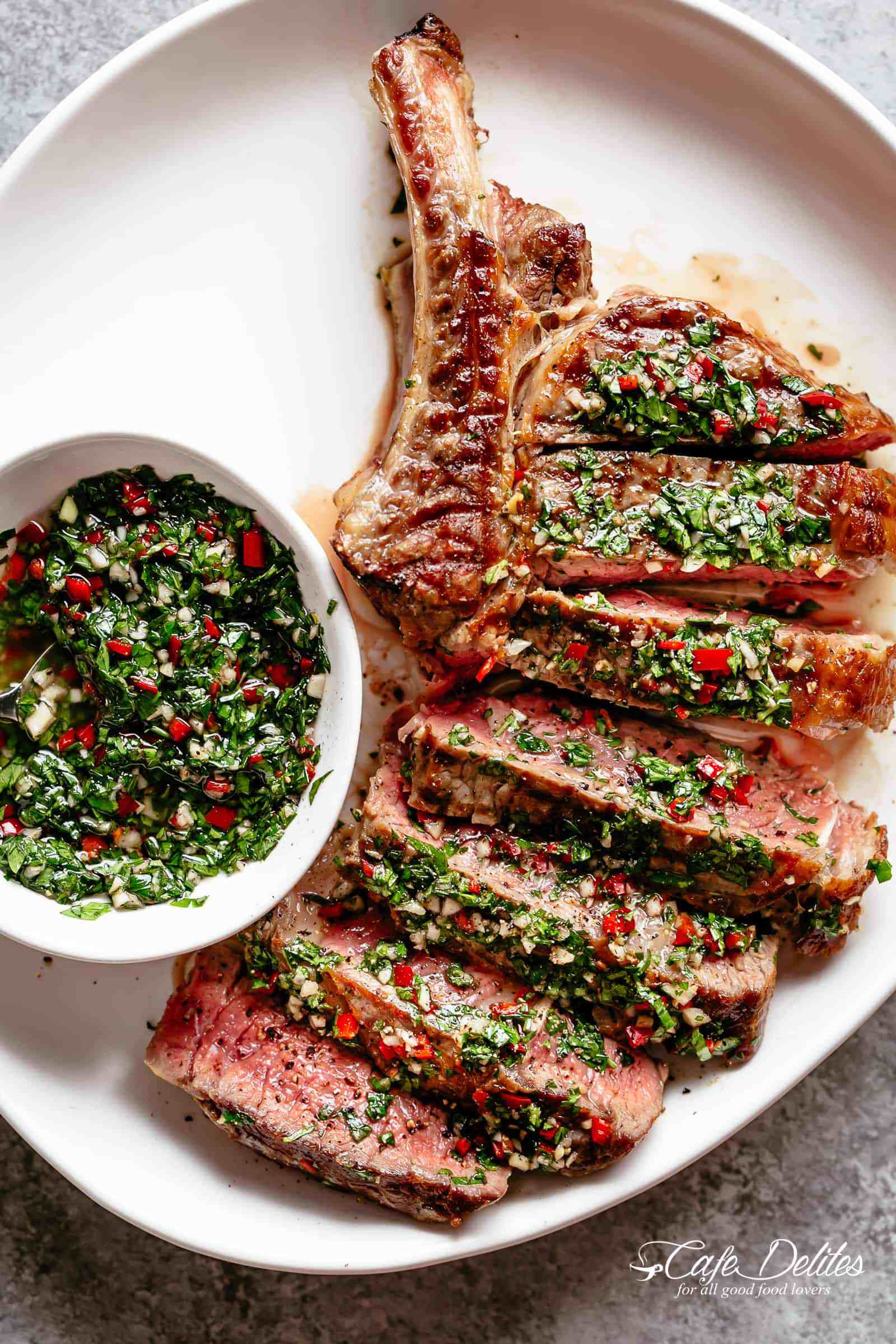 Steaks with Chimichurri (Churrasco) Healthy Diabetes Recipes US MED