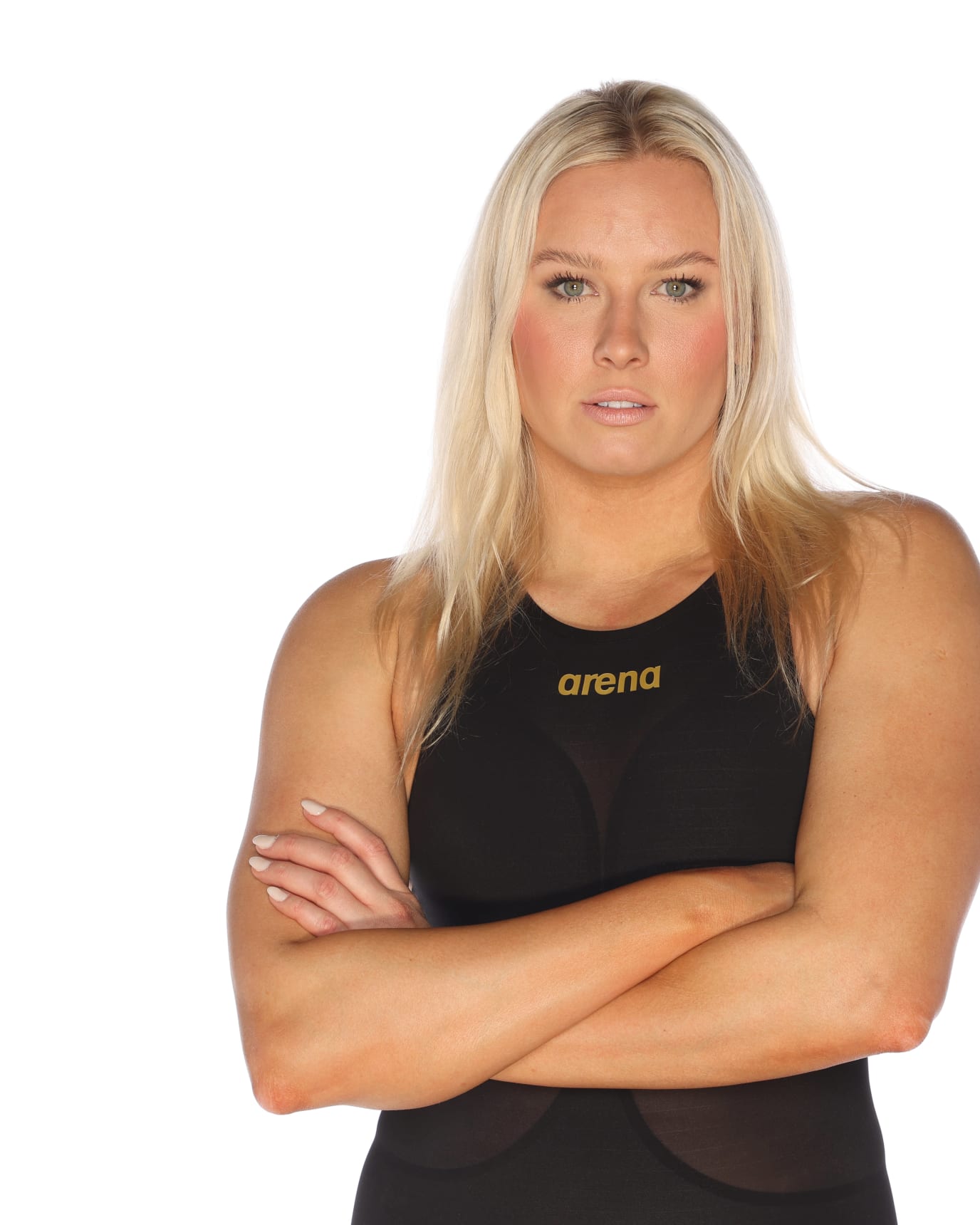 Paralympic swimmer Jessica Long poses during the Team USA Paris 2024 Olympic Portrait Shoot at NBC Universal Studios Stage 16 on November 15, 2023 in Los Angeles, California.