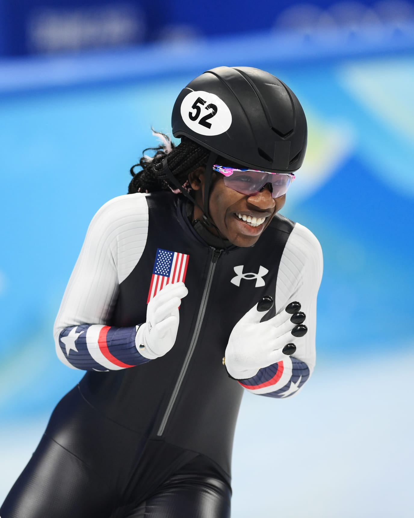 Getty Images US Speedskating Maame Biney