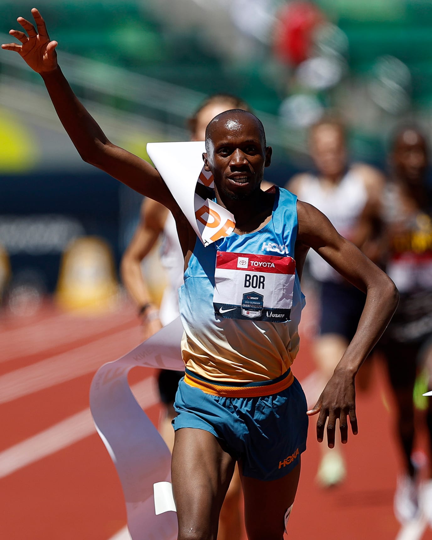 Hillary Bor running