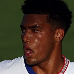 Caleb Wiley #22 of the USA controls the ball during the U23 match against Japan at Children's Mercy Park on June 11, 2024 in Kansas City, Kansas.