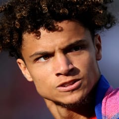 Kevin Paredes #7 of the USA warms up prior to the U23 match against Japan at Children's Mercy Park on June 11, 2024 in Kansas City, Kansas.