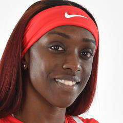 Kahleah Copper posing for a portrait.