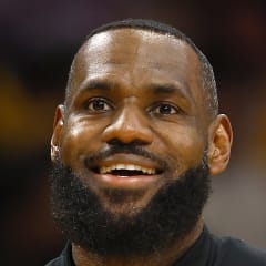 LeBron James smiling