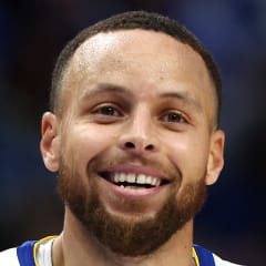 Stephen Curry smiling