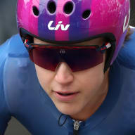 Kristen Faulkner of United States competes in Women's Individual Time Trial in Road Cycling at Isla de Maipo on Day 2 of Santiago 2023 Pan Am games on October 22, 2023 in Santiago, Chile.