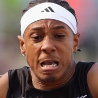 Russell Robinson competes in the men's triple jump final on Day Ten of the 2024 U.S. Olympic Team Track & Field Trials at Hayward Field on June 30, 2024 in Eugene, Oregon.