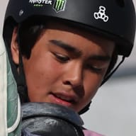 JD Sanchez of USA competes in the  Men's Park Qualifiers during the Sharjah Skateboarding Street And Park World Championships 2023 on February 09, 2023 in Sharjah, United Arab Emirates.