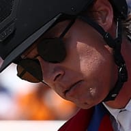 Karl Cook and Caracole de la Roque competing.