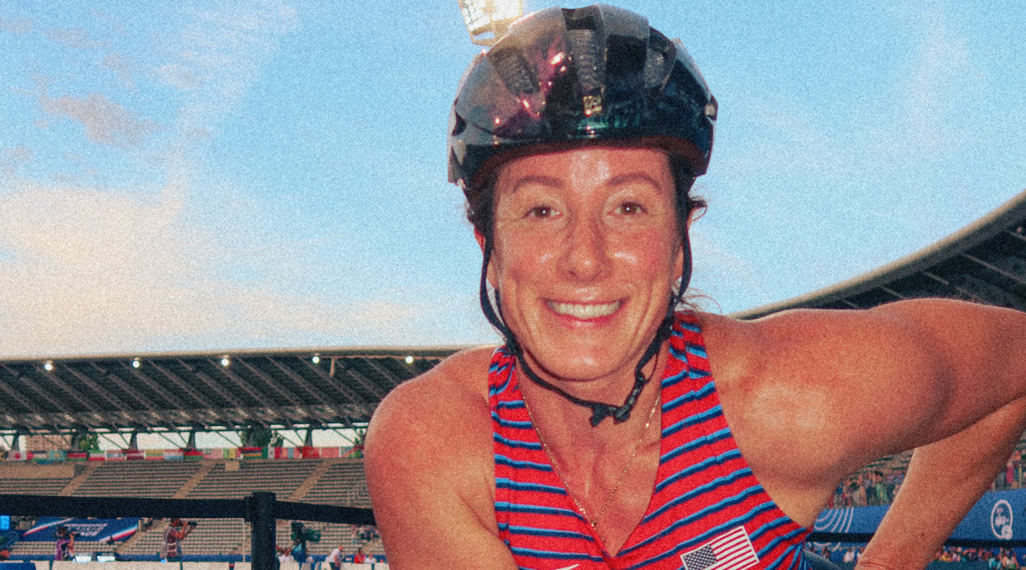 Tatyana McFadden smiles for the camera