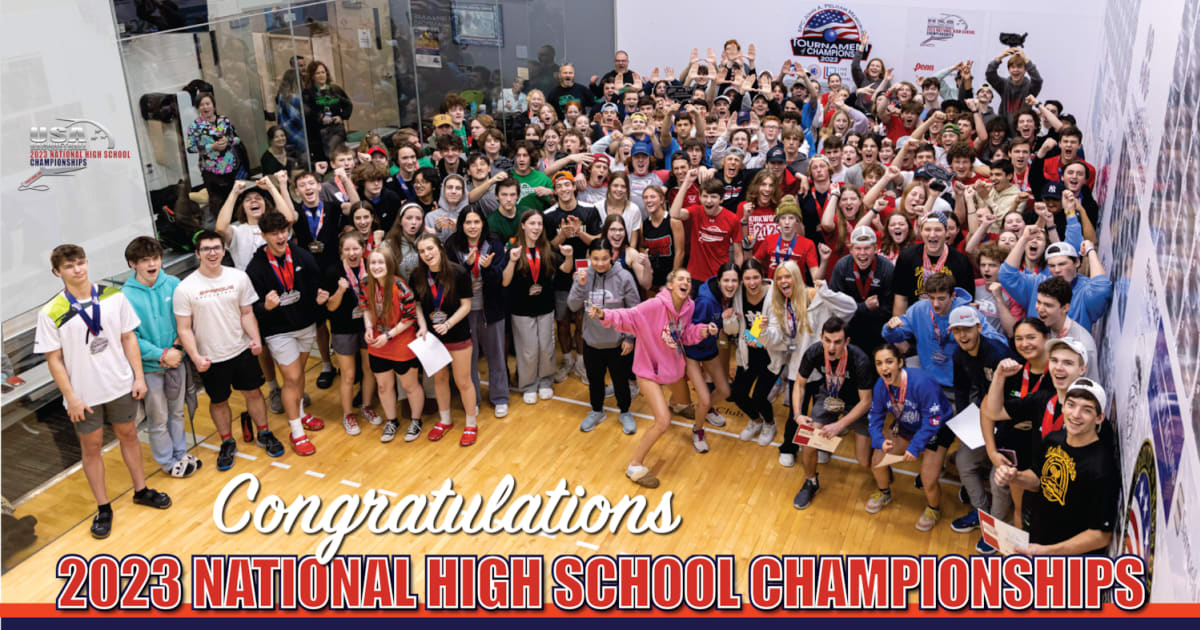 USA Racquetball Top Honors Earned at the 2023 USAR National High