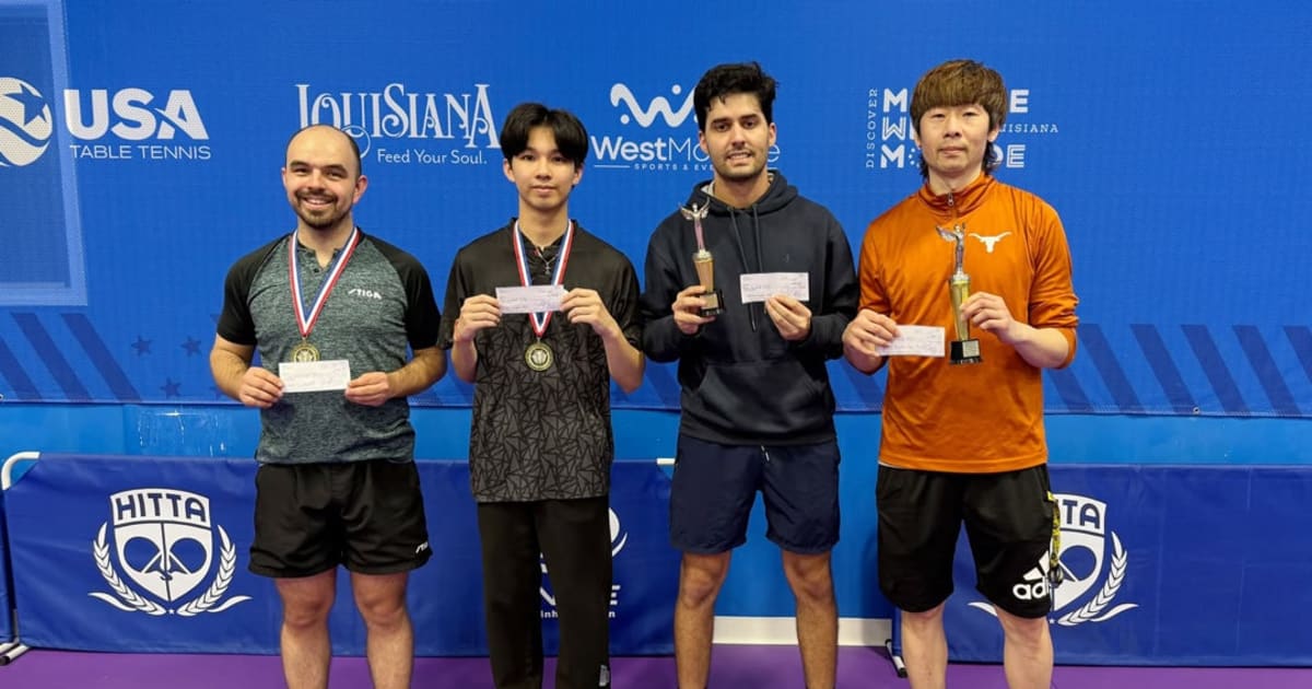 USATT Southwest Regional Table Tennis Championships Opens 2025 Regional ...