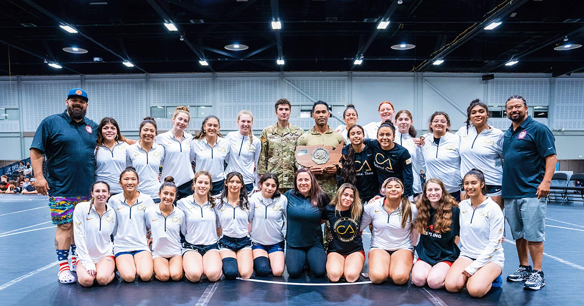 California Blue overpowers field to win women’s Greco-Roman title at AFSW Junior National Duals