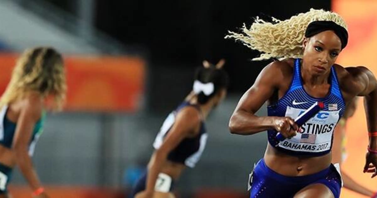 Natasha hastings 400m race diamond hi-res stock photography and