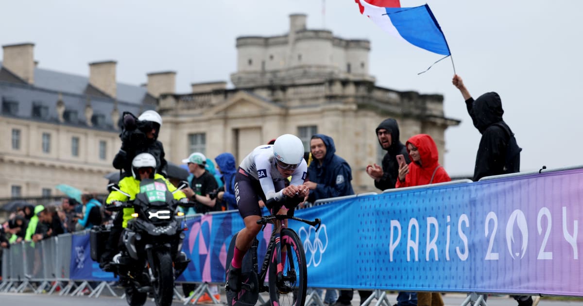 Équipe USA | La cycliste sur route Chloe Dygert chute et termine néanmoins troisième au contre-la-montre féminin