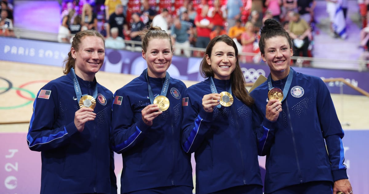 Équipe USA | L’équipe américaine remporte l’or en poursuite par équipes féminine, Kristen Faulkner devient la première Américaine à remporter l’or olympique dans deux disciplines différentes