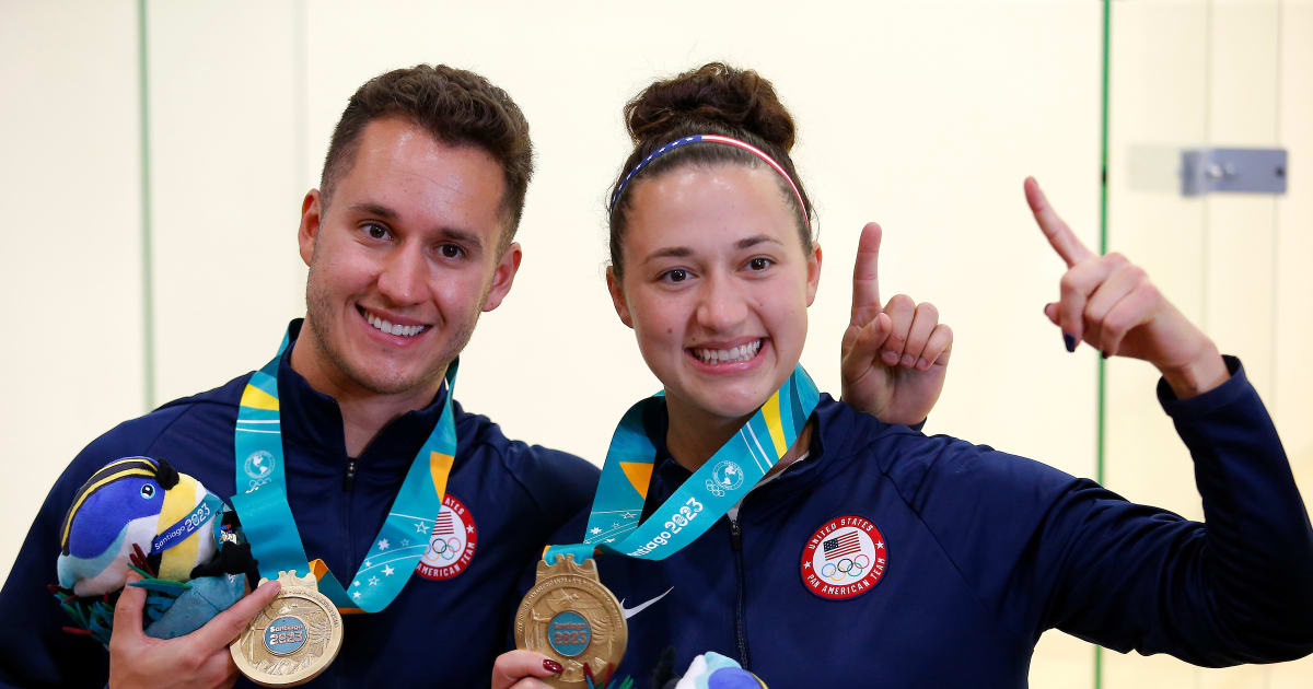 Equipo de Estados Unidos |  Los hermanos Adam y Erica Manila luchan por el oro en tenis en Santiago