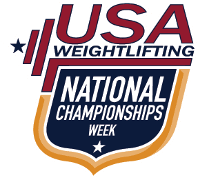 USA Weightlifting 2023 National Championships Week logo