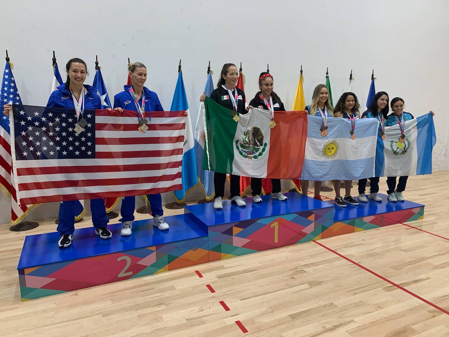 Erika Manilla & Rhonda Rajsich - Women's Doubles Silver Medalist