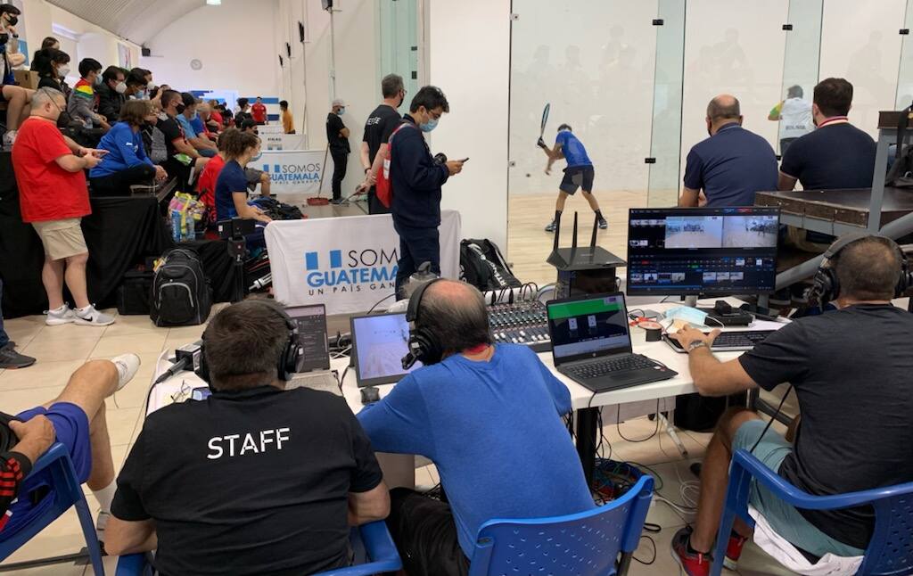 The Streaming Team behind the scenes at the IRF World Championships