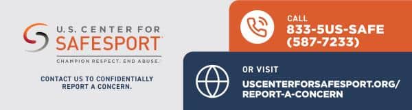 Safe Sport: REPORT A CONCERN