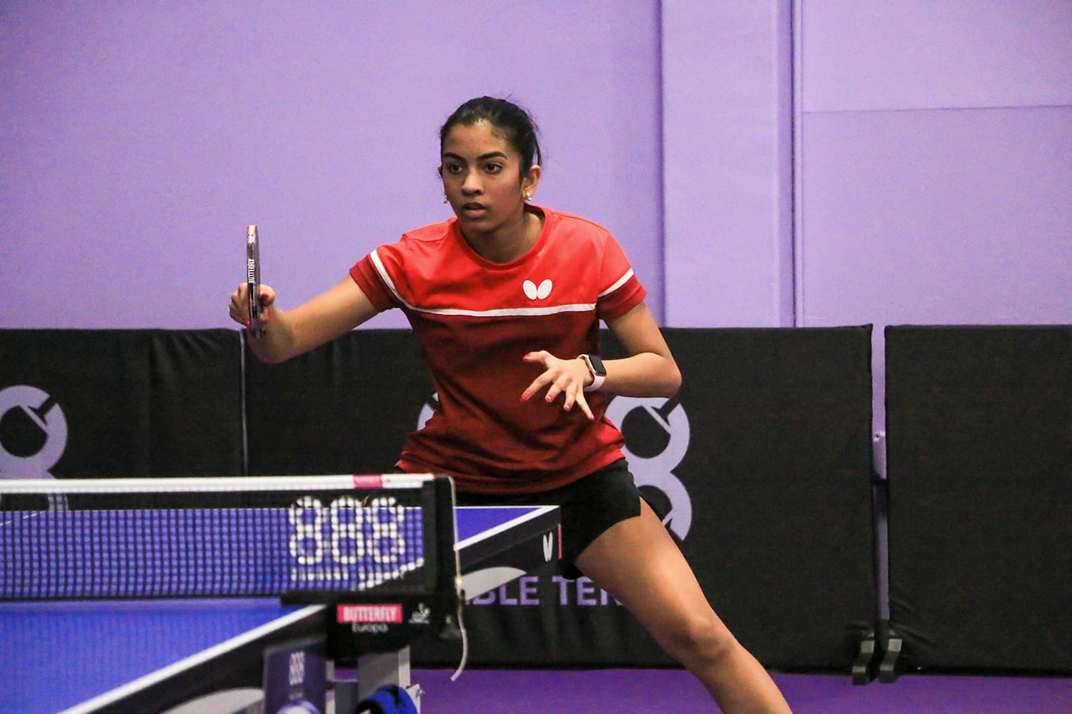 Stage one of the 2023 US Women's National Team Trials Day 1 Singles at 888 Table Tennis in Burlingame, CA.