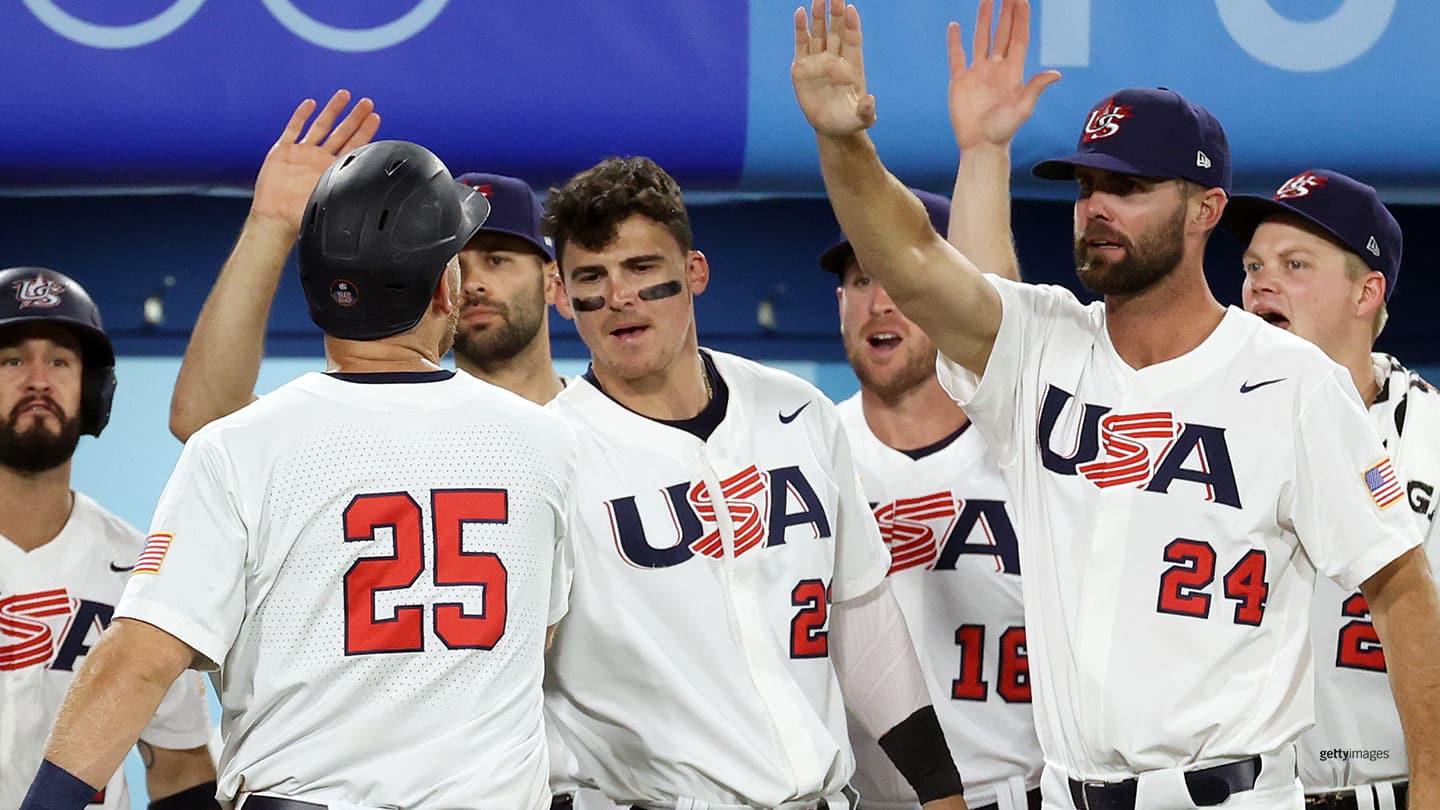 Team USA  U.S. Baseball Team Tops South Korea To Get Gold Medal Rematch  Against Japan