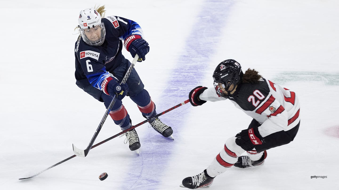 Team USA U S Womens Hockey Falls To Canada In First Tuneup Game Ahead Of Winter Olympics
