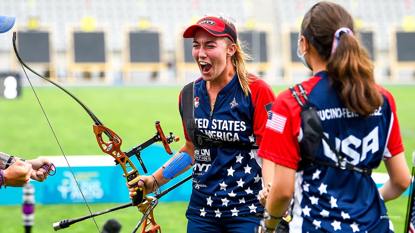 Team USA | 17-Year-Old Archer Casey Kaufhold's Silver Ends 33-Year Medal  Drought at Worlds