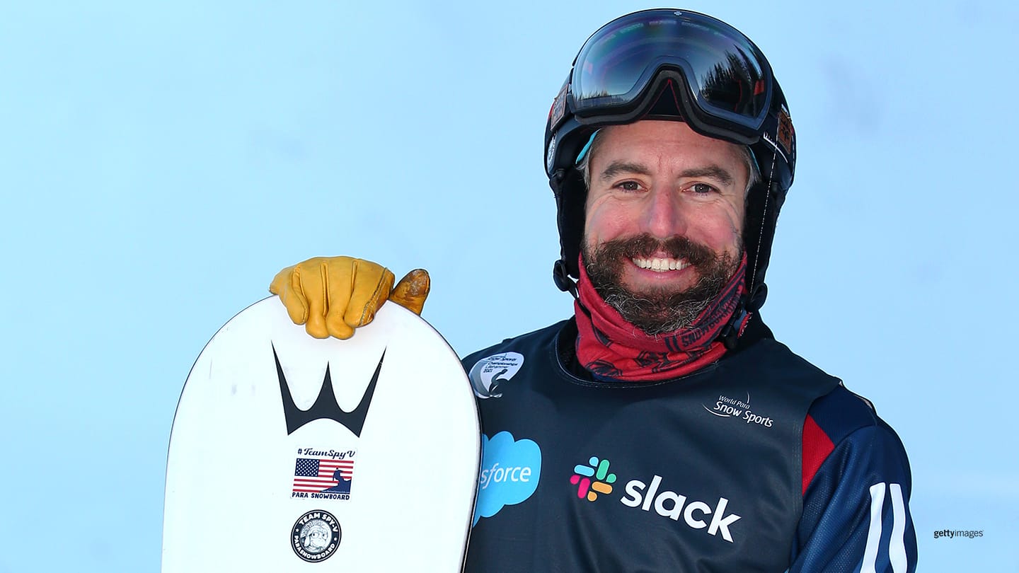 Ex-Marine and double Paralympic snowboarder Burdick accepts three