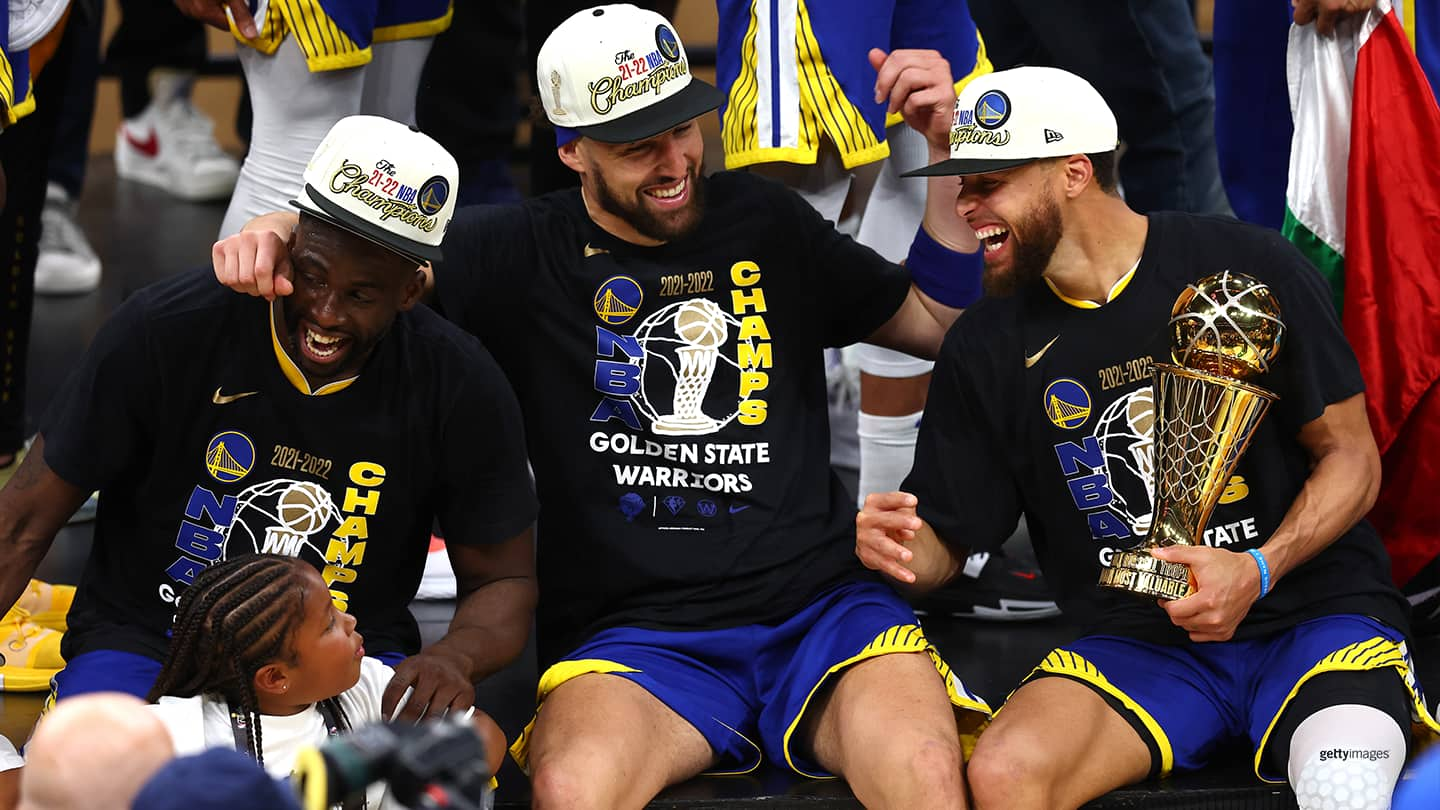 Draymond Green, Klay Thompson, & Steph Curry Golden State