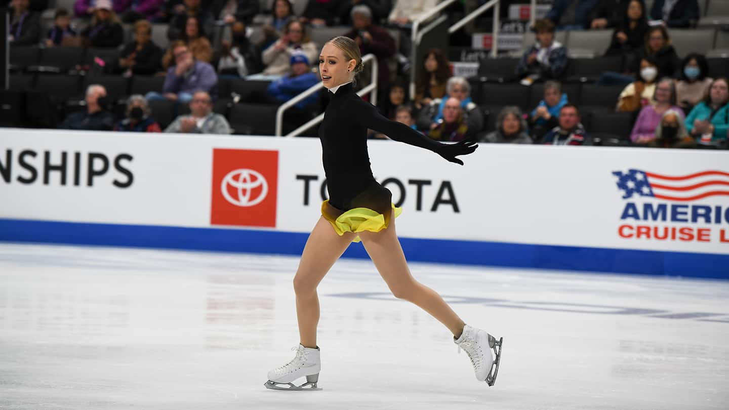 Team USA  Starr Andrews Skates To A Historic Silver Medal At Skate Canada