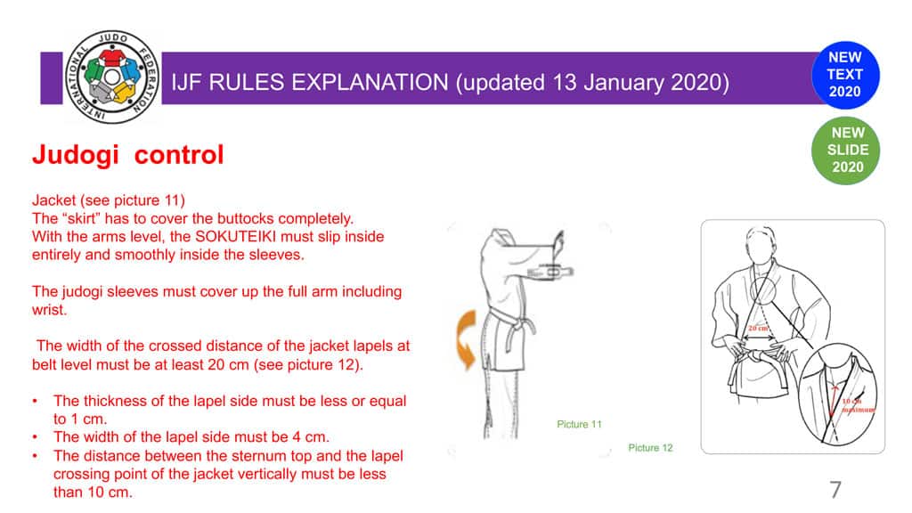 Explanatory Guide of the judo slide 7