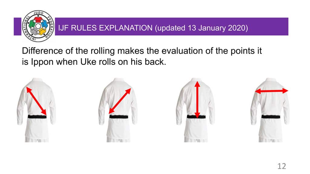 Explanatory Guide of the judo slide 12