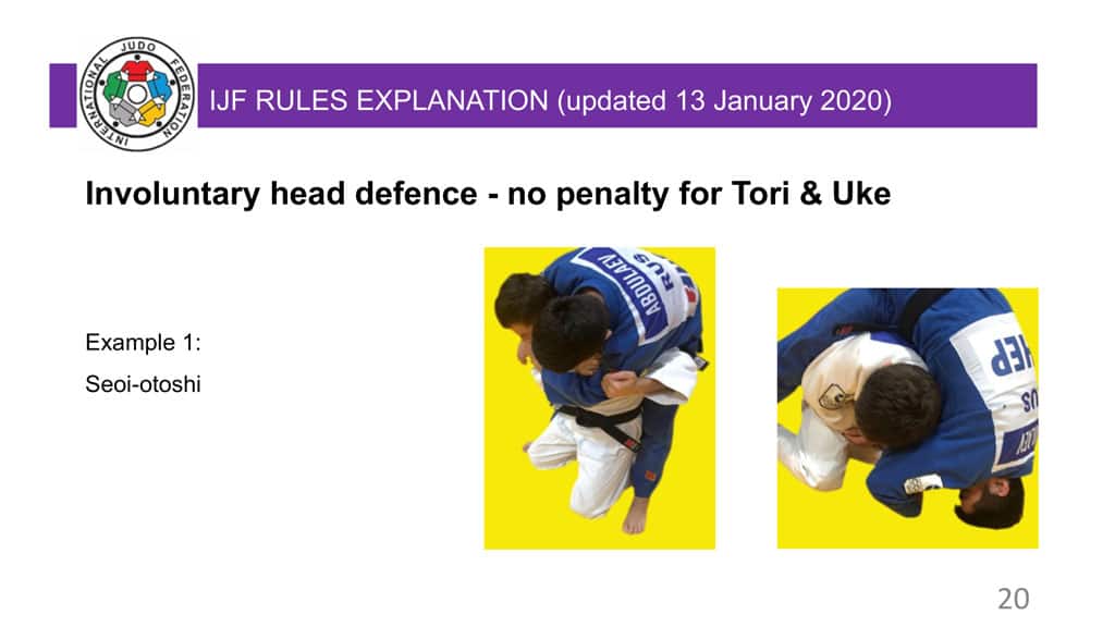Explanatory Guide of the judo slide 20