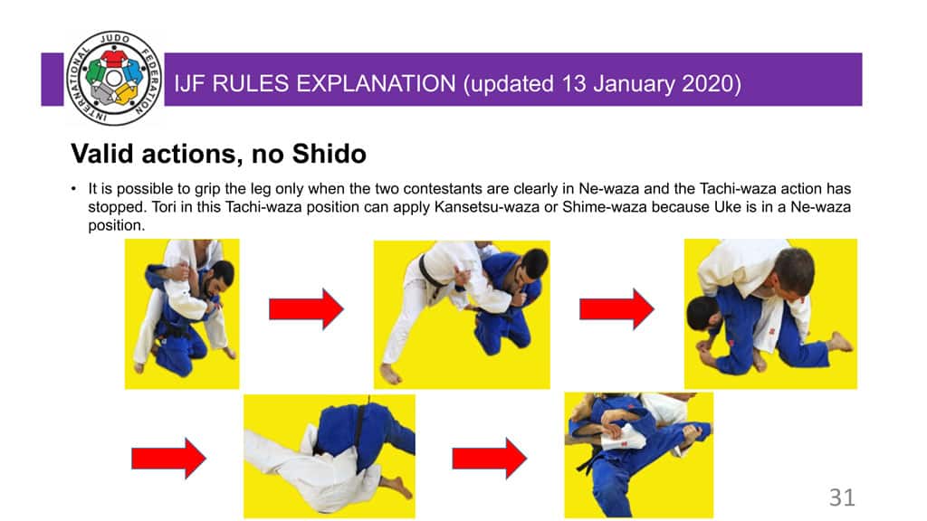 Explanatory Guide of the judo slide 31