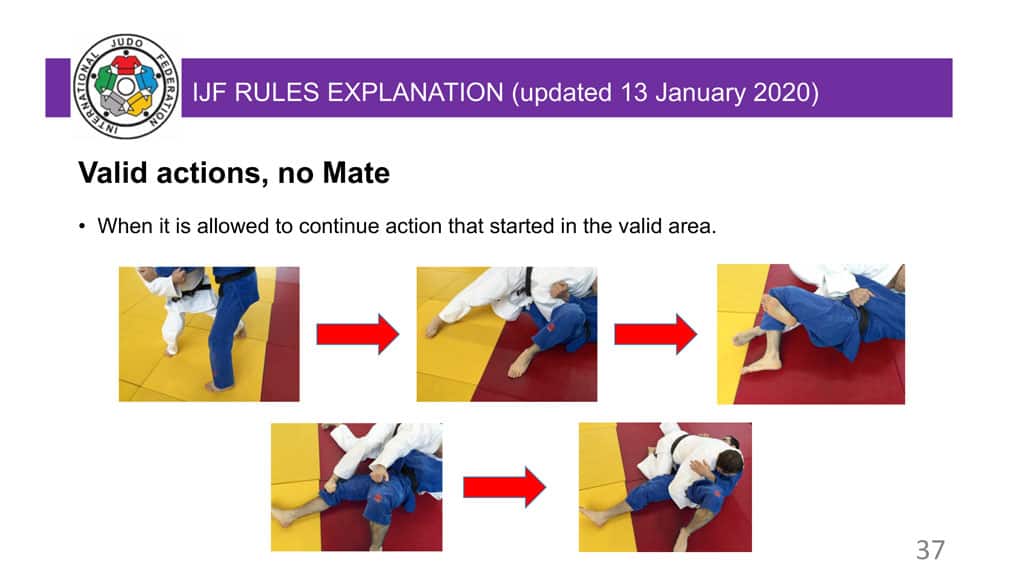 Explanatory Guide of the judo slide 37