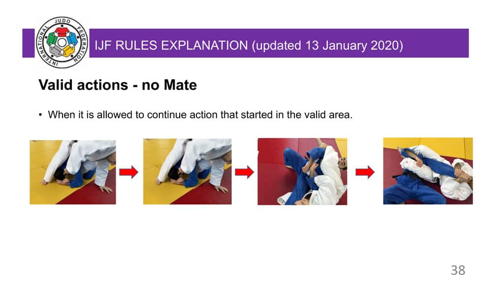 Explanatory Guide of the judo slide 38