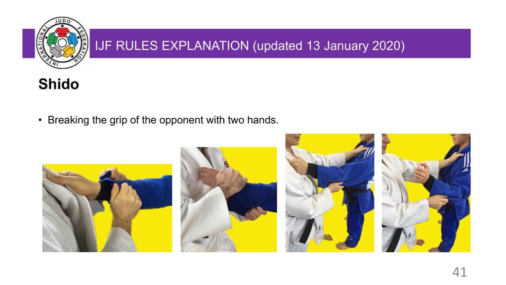 Explanatory Guide of the judo slide 41