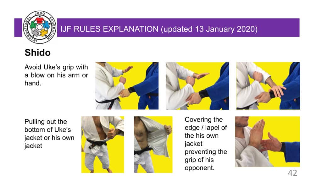 Explanatory Guide of the judo slide 42